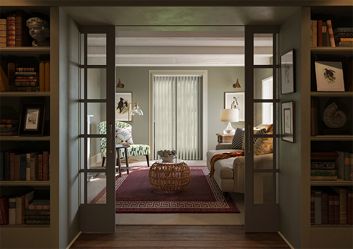 Palermo (Blackout), Dusted Brown - Vertical Blind - Image 8